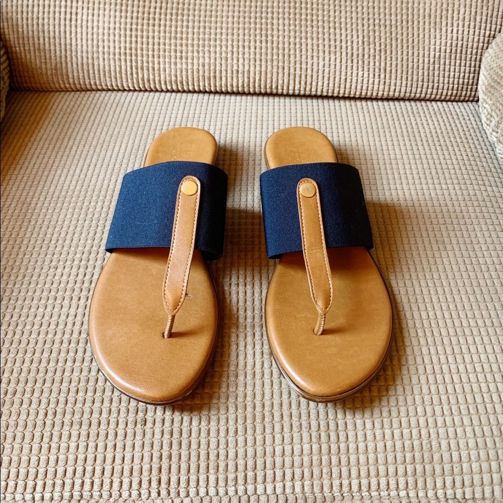 Italian Shoemakers Afia Women’s Sandal - Navy Blue